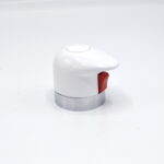 Maniglia termostatico Round Bianca anello cromo