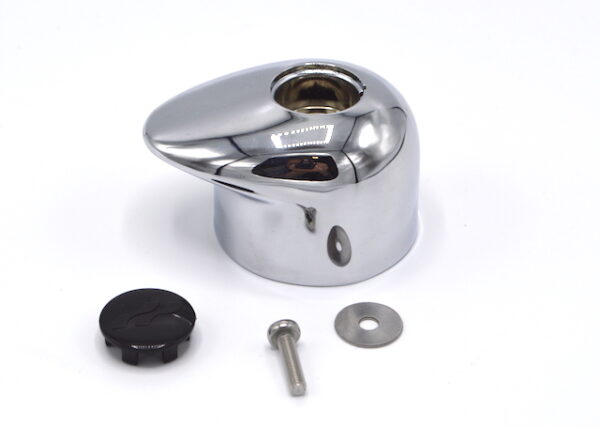 Maniglia deviatore Teuco Cromo cod. 81085520 copia maniglia rubinetto deviatore rubinetteria teuco ricambi